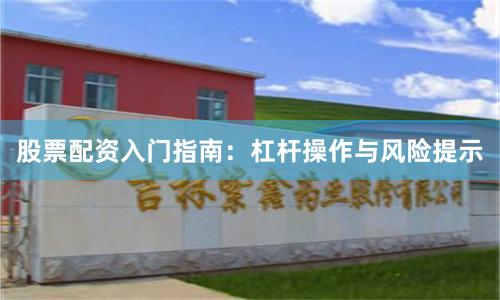 股票配资入门指南：杠杆操作与风险提示